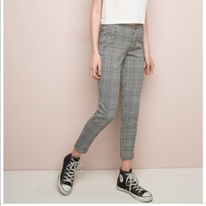 Checkered Skinny pants brandy Melville